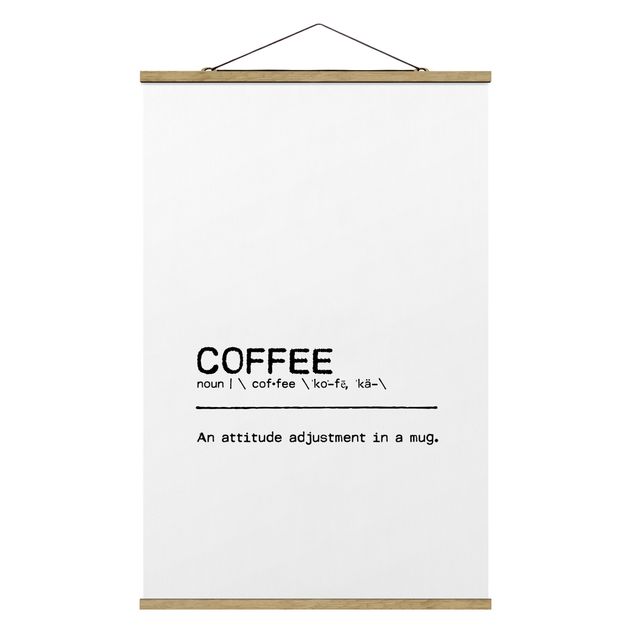 Cuadros decorativos modernos Definition Coffee Attitude