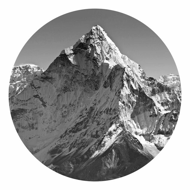 Papel pintado blanco y negro The Himalayas II