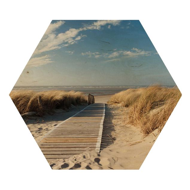 Cuadros hexagonales Baltic Sea Beach