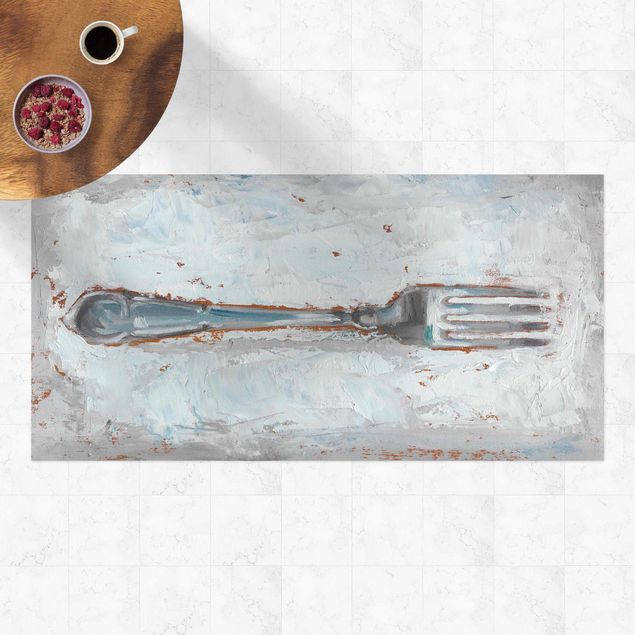 Alfombra exterior Impressionistic Cutlery - Fork