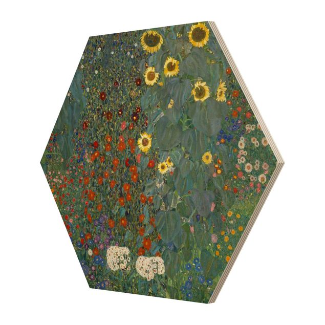Klimt pinturas Gustav Klimt - Garden Sunflowers