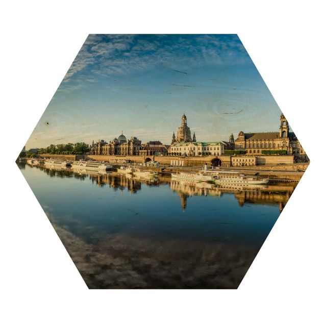 cuadro hexagonal The White Fleet Of Dresden