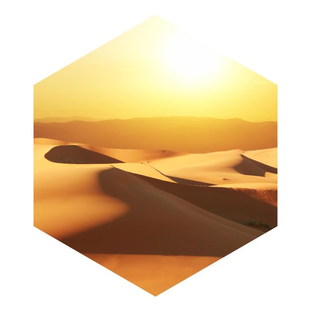 Papel pintado hexagonal The Desert Of Saudi Arabia