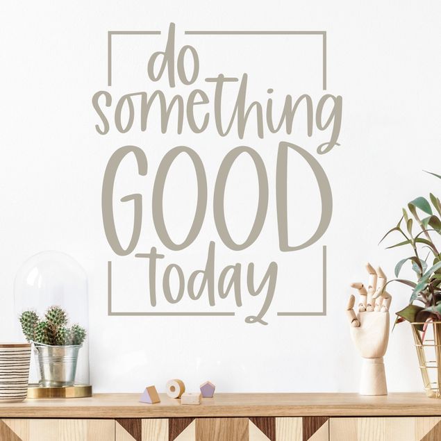 Vinilos pared frases motivadoras Do Something Good Today