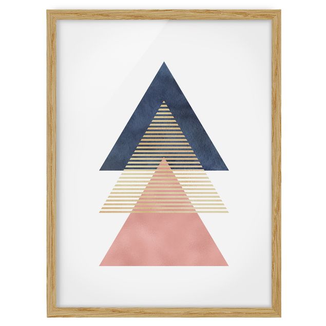 Cuadros decorativos modernos Three Triangles