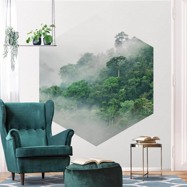 Papel pintado paisajes naturales Jungle In The Fog