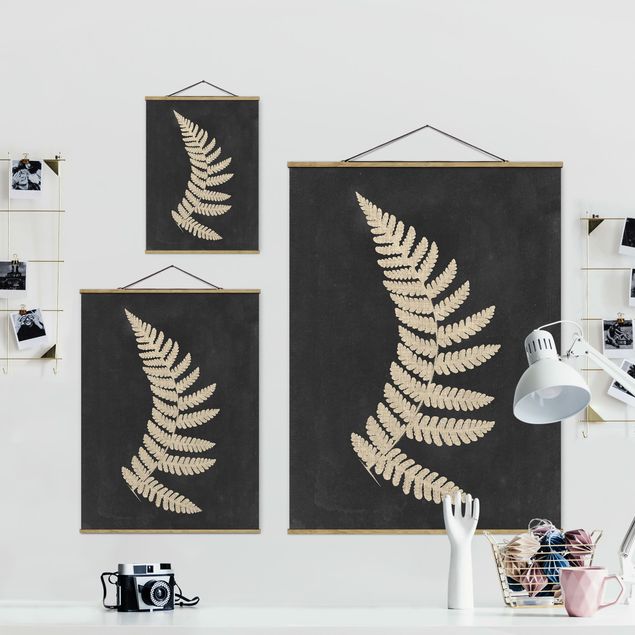 Cuadros decorativos Fern With Linen Structure IV