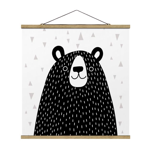 Cuadros de animales Zoo With Patterns - Bear