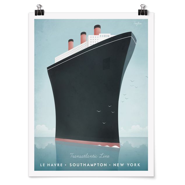 Cuadros con mar Travel Poster - Cruise Ship