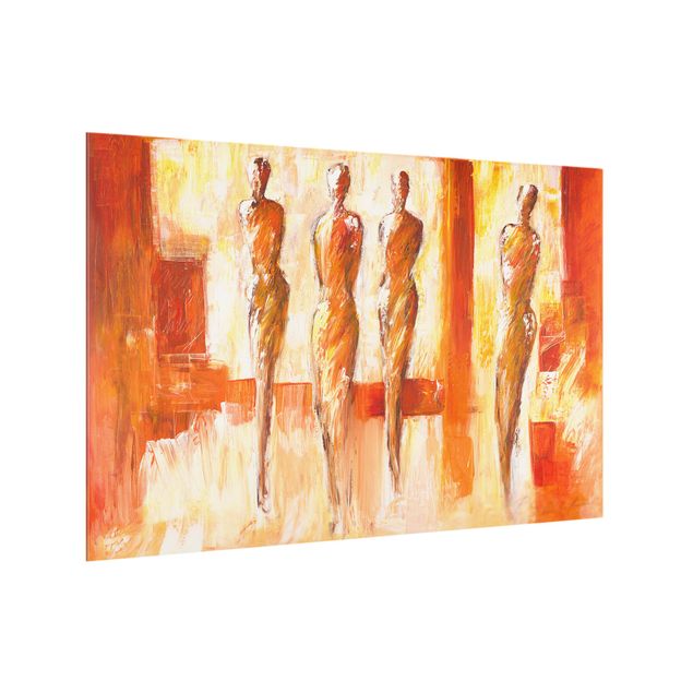 panel-antisalpicaduras-cocina Petra Schüßler - Four Figures In Orange
