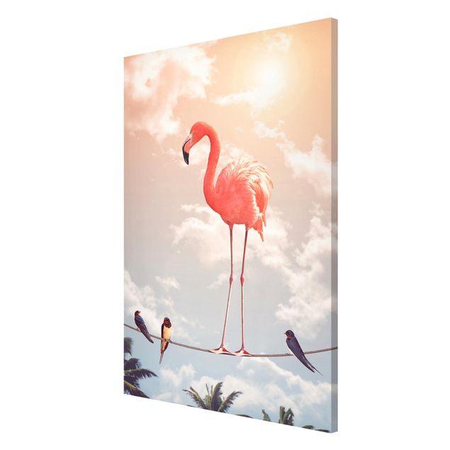 Tableros magnéticos flores Sky With Flamingo