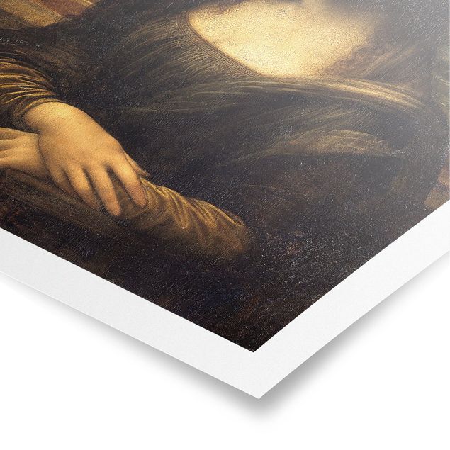 Póster de cuadros famosos Leonardo da Vinci - Mona Lisa