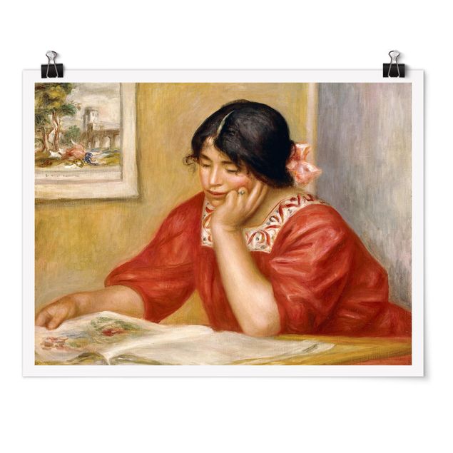 Estilos artísticos Auguste Renoir - Leontine Reading