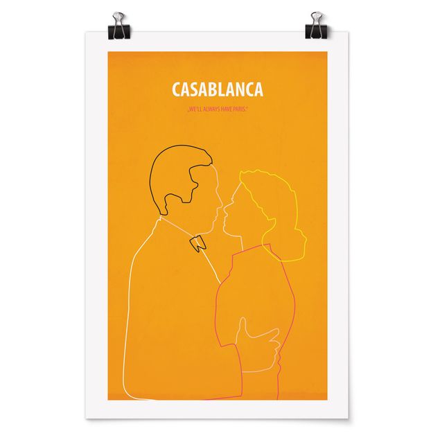 Cuadros famosos Film Poster Casablanca