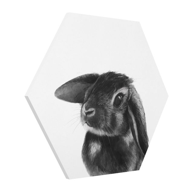 Cuadros animales Illustration Rabbit Black And White Drawing