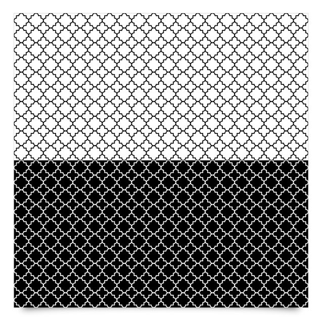 papel-adhesivo-para-muebles Moroccan Tile Pattern Quatrefoil Set
