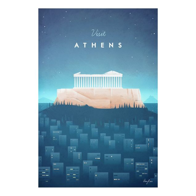 Cuadros arquitectura Travel Poster - Athens