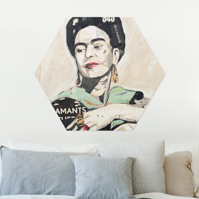 Decoración en la cocina Frida Kahlo - Collage No.4