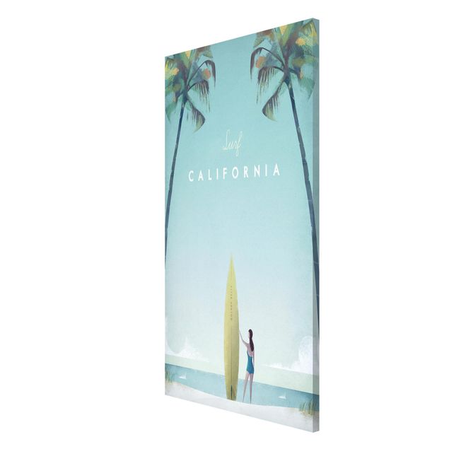 Cuadros playa Travel Poster - California