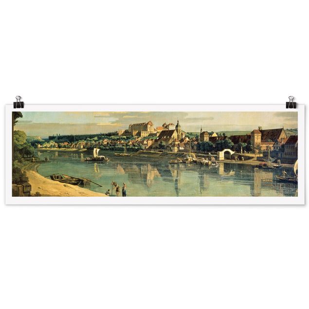Estilo artístico Post Impresionismo Bernardo Bellotto - View Of Pirna
