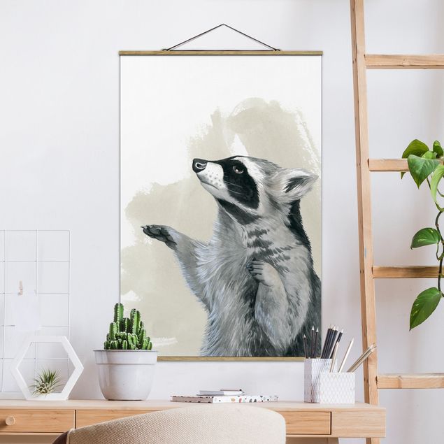Cuadros osos Forest Friends - Raccoon