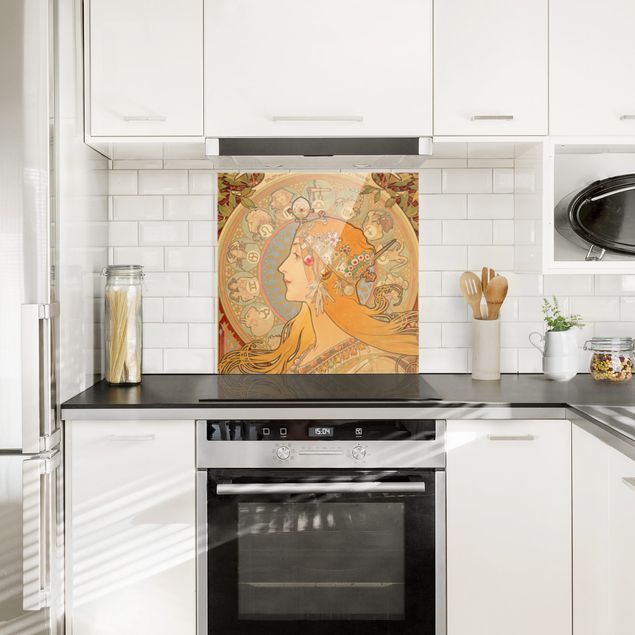 Decoración cocina Alfons Mucha - Zodiac