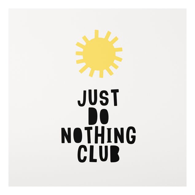 Láminas de cuadros famosos Do Nothing Club Yellow