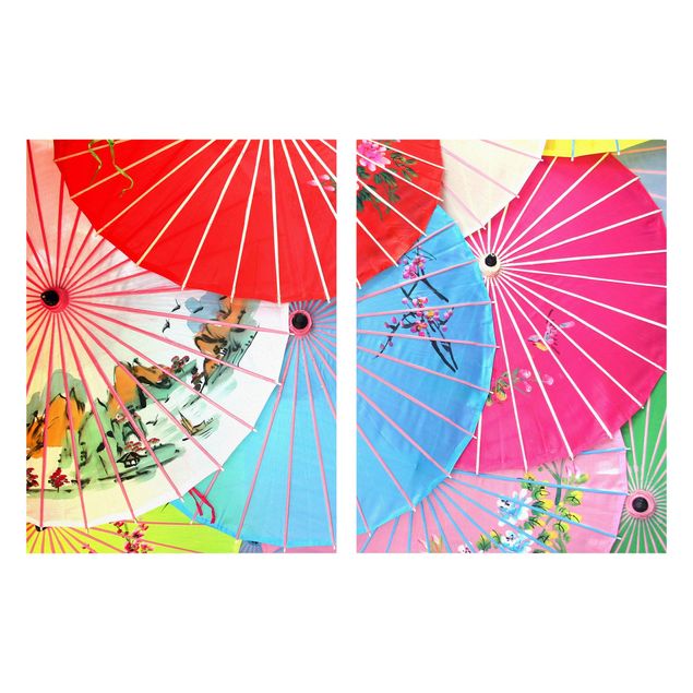 Cuadros multicolores The Chinese Parasols