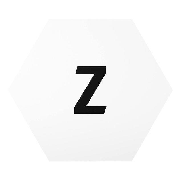 Cuadros modernos Letter Z White