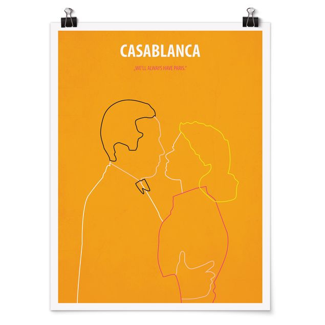 Reproducciónes de cuadros Film Poster Casablanca