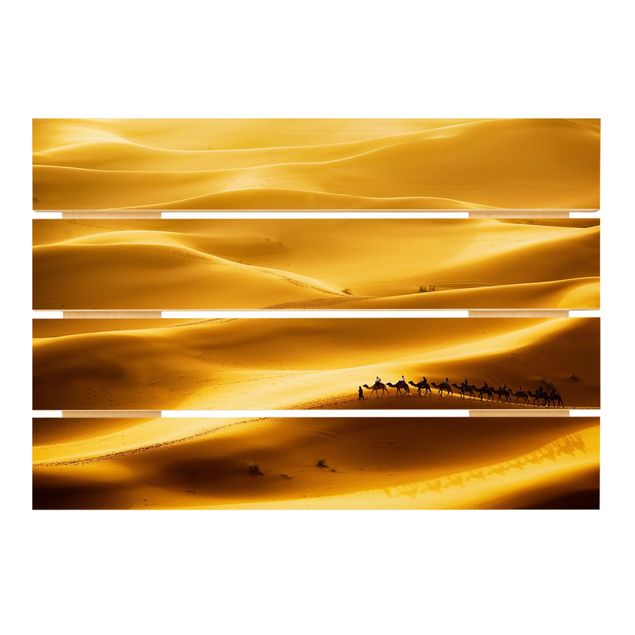 Cuadros en madera Golden Dunes