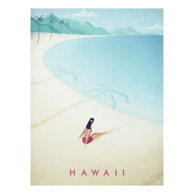 Cuadros de paisajes de montañas Travel Poster - Hawaii