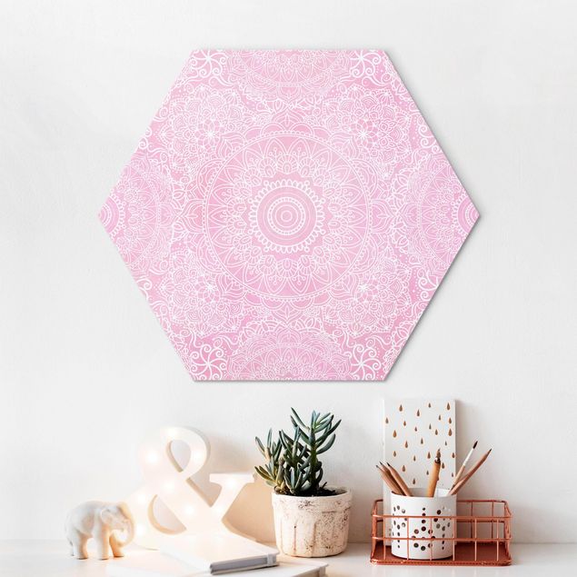 Decoración cocina Pattern Mandala Light Pink