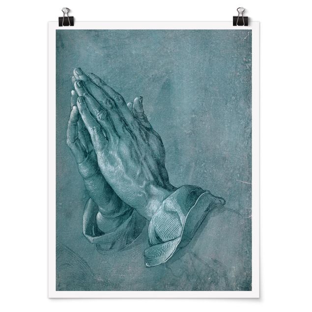 Póster cuadros famosos Albrecht Dürer - Study Of Praying Hands