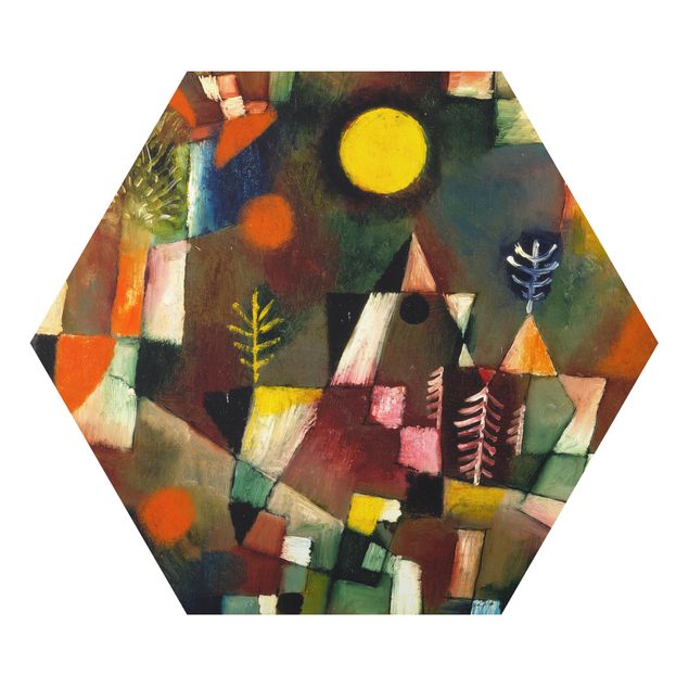Cuadros abstractos Paul Klee - The Full Moon