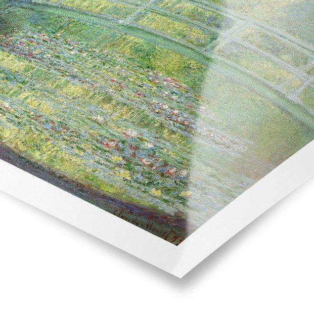 Cuadro con paisajes Claude Monet - Japanese Bridge