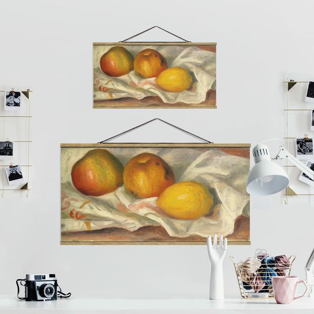 Cuadros famosos Auguste Renoir - Two Apples And A Lemon