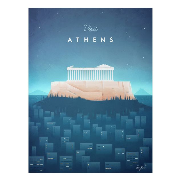 Cuadros de ciudades Travel Poster - Athens