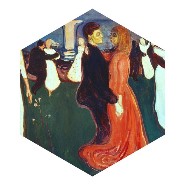 Papel pintado moderno Edvard Munch - The Dance Of Life