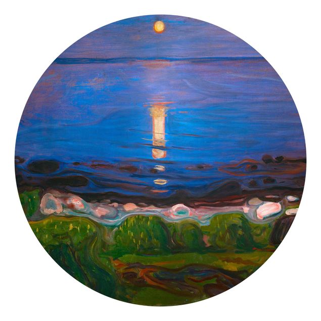 Reproducciones de cuadros Edvard Munch - Summer Night By The Beach