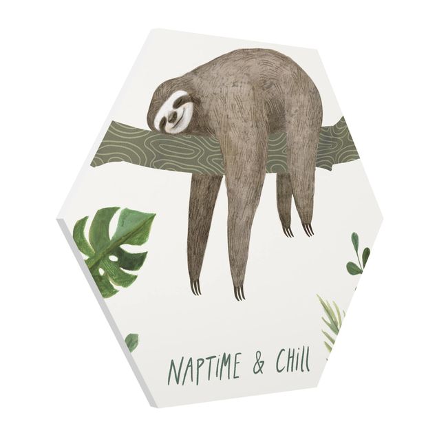 Cuadros animales Sloth Sayings - Chill