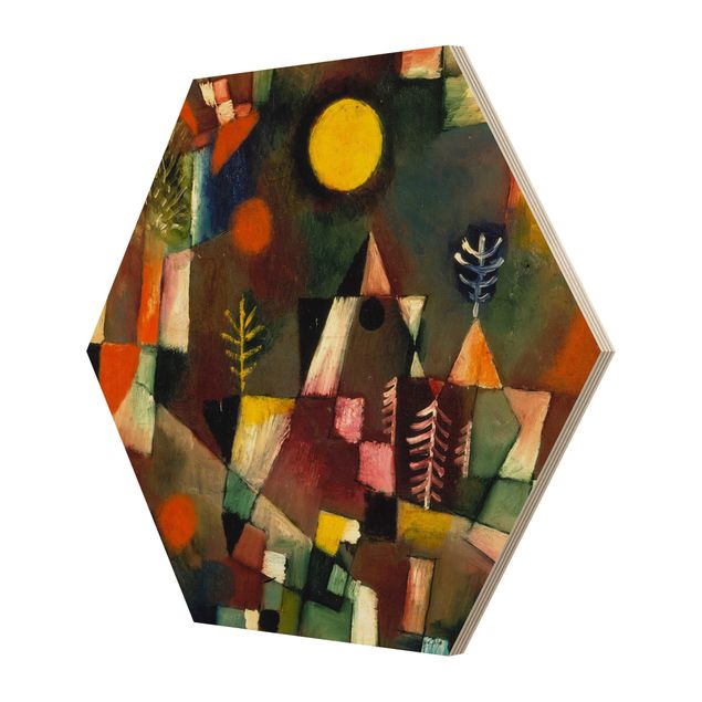 Cuadros hexagonales Paul Klee - The Full Moon