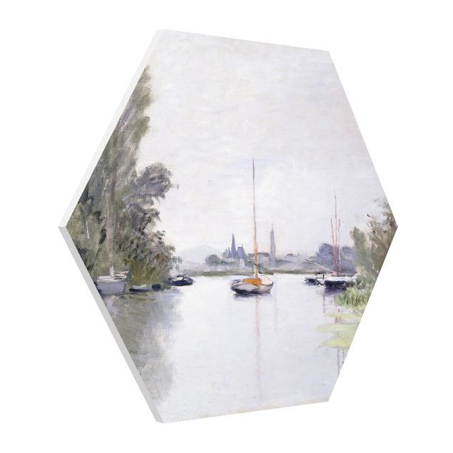 Estilos artísticos Claude Monet - Argenteuil Seen From The Small Arm Of The Seine