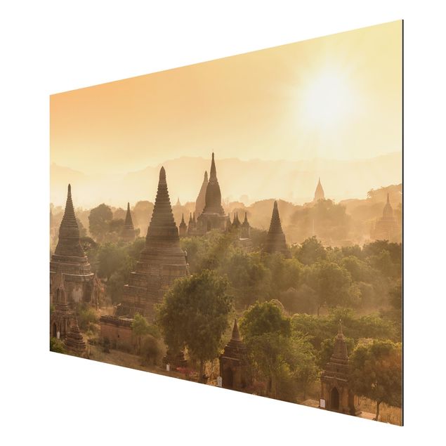 Cuadro con paisajes Sun Setting Over Bagan