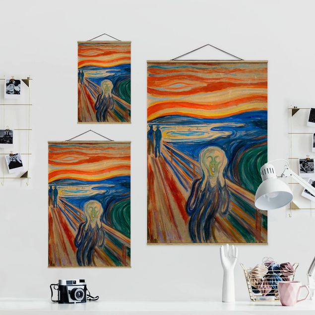 Láminas de cuadros famosos Edvard Munch - The Scream