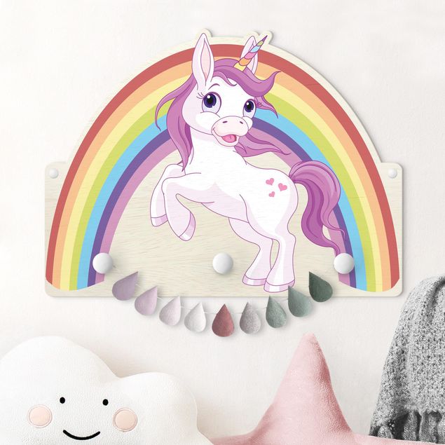 Decoración habitación infantil Unicorn Rainbow