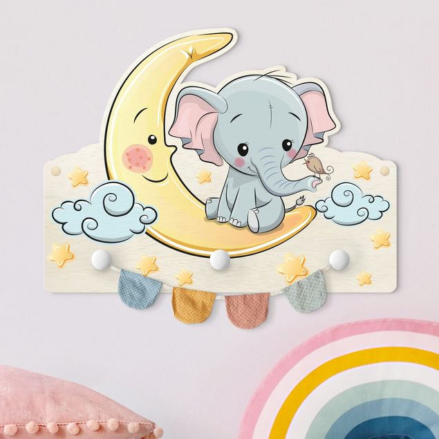 Decoración habitacion bebé Elephant Moon
