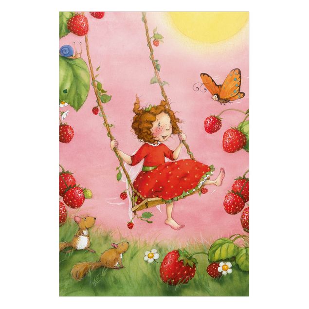 Vinilo para cristales - The Strawberry Fairy - Tree Swing