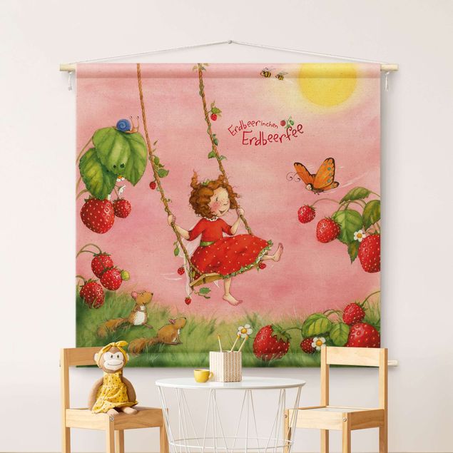 Tapices modernos The Strawberry Fairy - Tree Swing