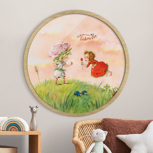 Decoración infantil pared Little Strawberry Strawberry Fairy - Pink Rose